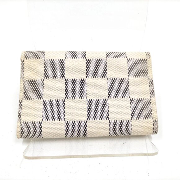 Authentic Louis Vuitton White Damier Azul Keycase mn258-113025 - Picture 2 of 9
